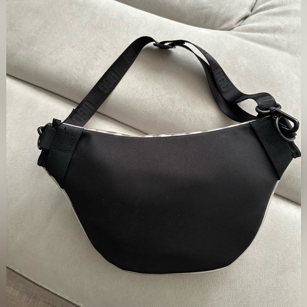 New UGG Nasha Clear Crossbody Belt Bag Fanny Pack Purple Pink Cheetah - Picture 3 of 11